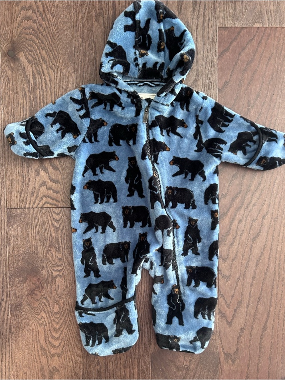 Hatley Size 12-18 month Plush Fleece Bunting Suit